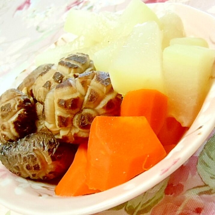 薄味を楽しむ❤冬瓜＆人参＆どんこの煮物❤